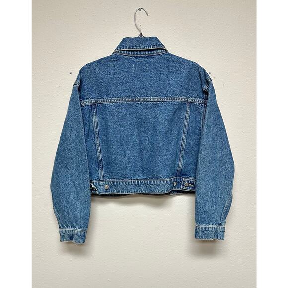 Ética River Crop Denim Jacket - Size S - New Without Tags - Picture 4 of 5